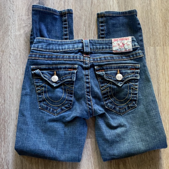 EUC True Religion Julie Skinny Jeans Size 25 - Picture 6 of 10
